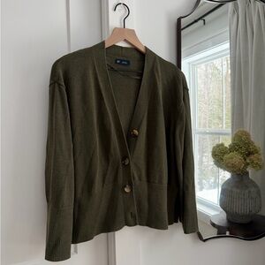 GAP Sage Green Knit Cardigan